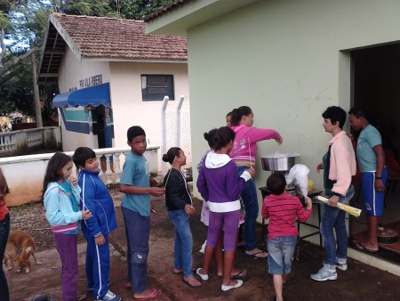 fila da Entrada para a sessão.